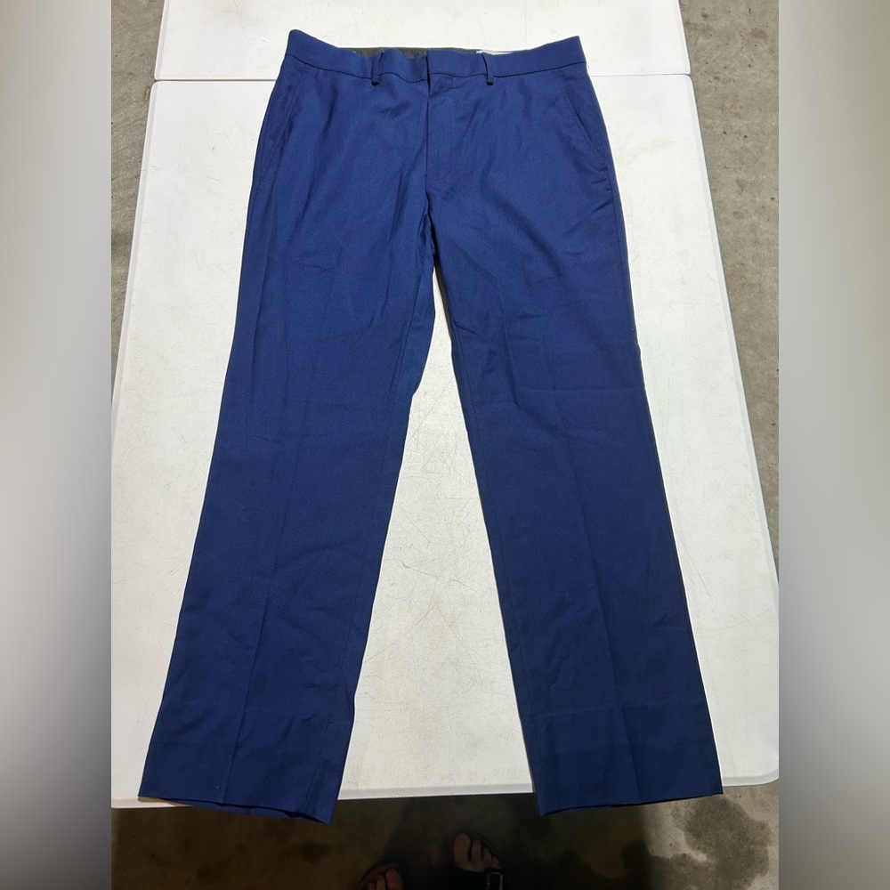 Kenneth Cole Reaction Men's Techni-Cole Modern-Fit Pants, Blue, Size 32x32